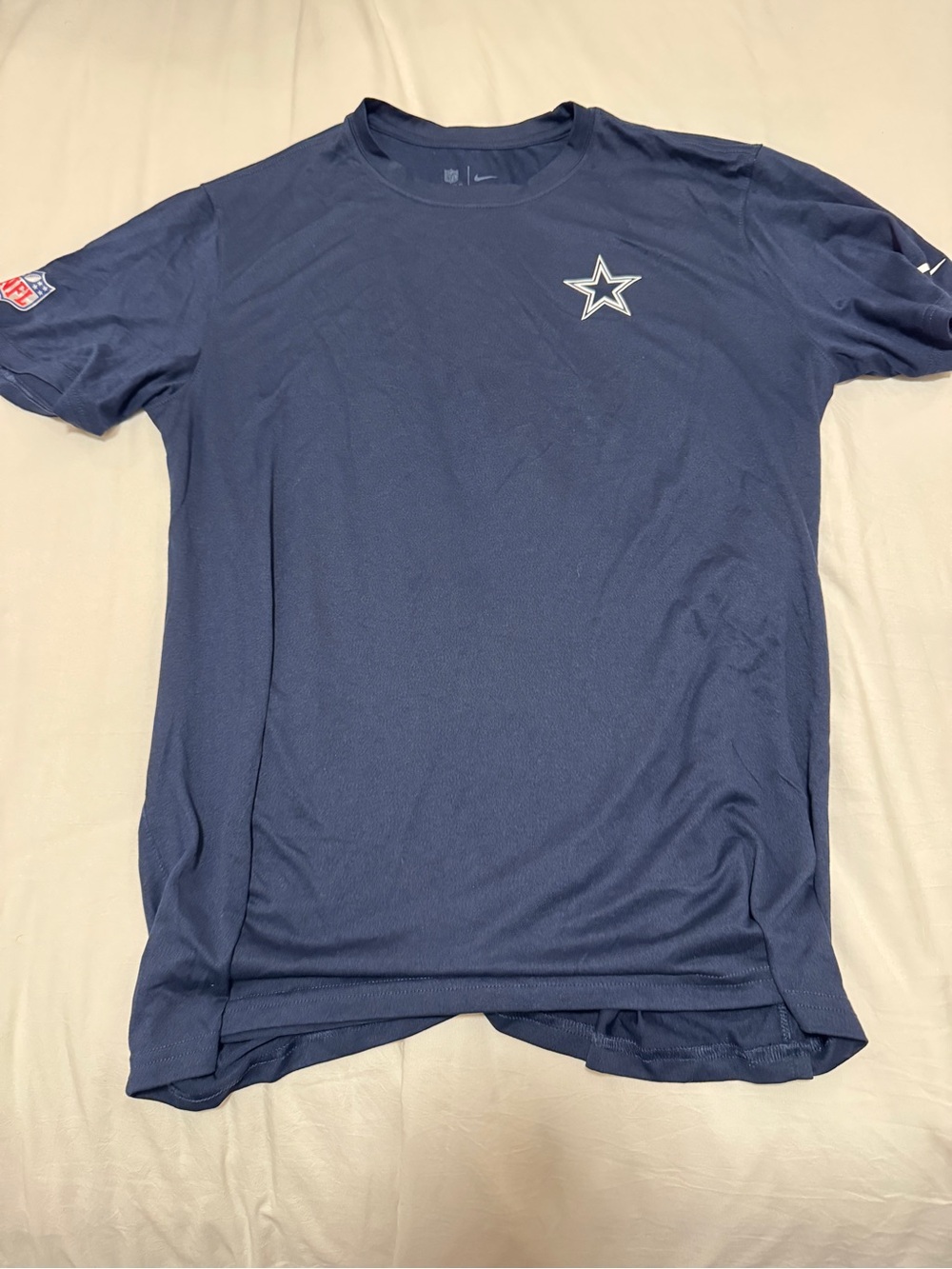 Nike Dallas Cowboys Navy Blue Short-Sleeve NFL Logo Tee